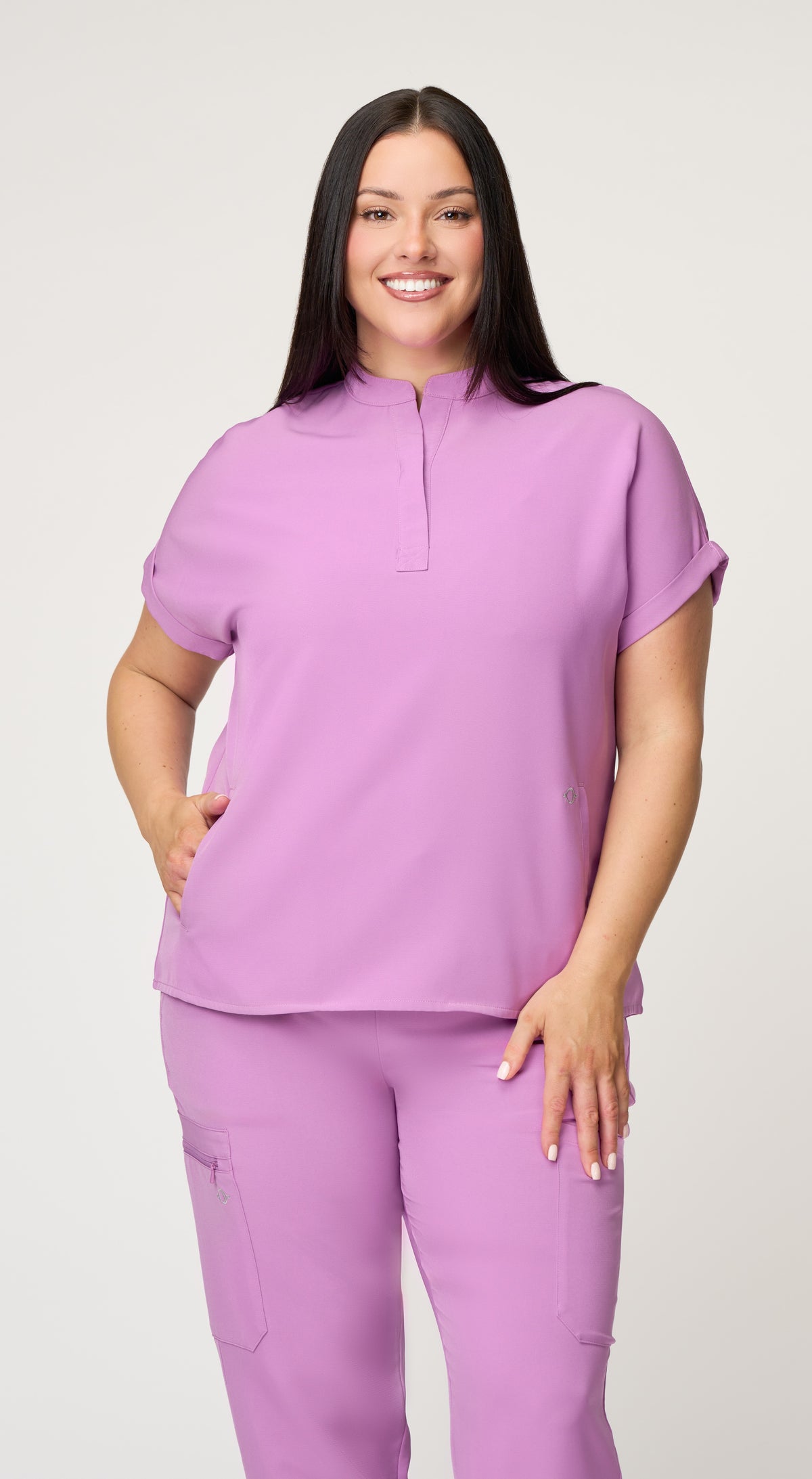 Nova 2-Pocket Oversized Scrub Top